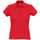 tekstylia Damskie Koszulki polo z krótkim rękawem Sols PASSION WOMEN COLORS Czerwony