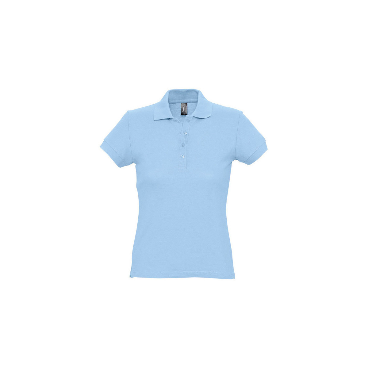 tekstylia Damskie Koszulki polo z krótkim rękawem Sols PASSION WOMEN COLORS Niebieski