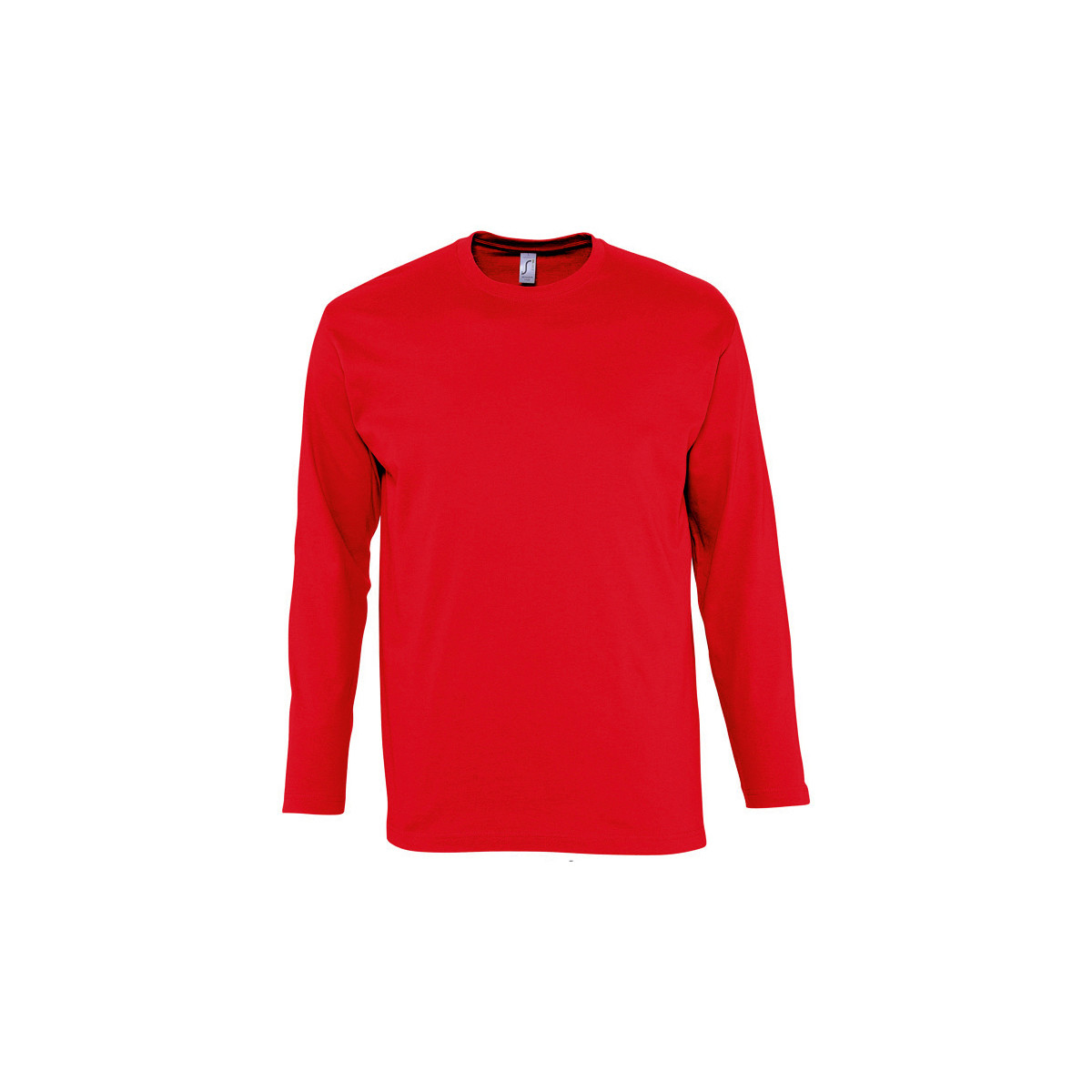tekstylia Męskie T-shirty z długim rękawem Sols MONARCH COLORS MEN Czerwony