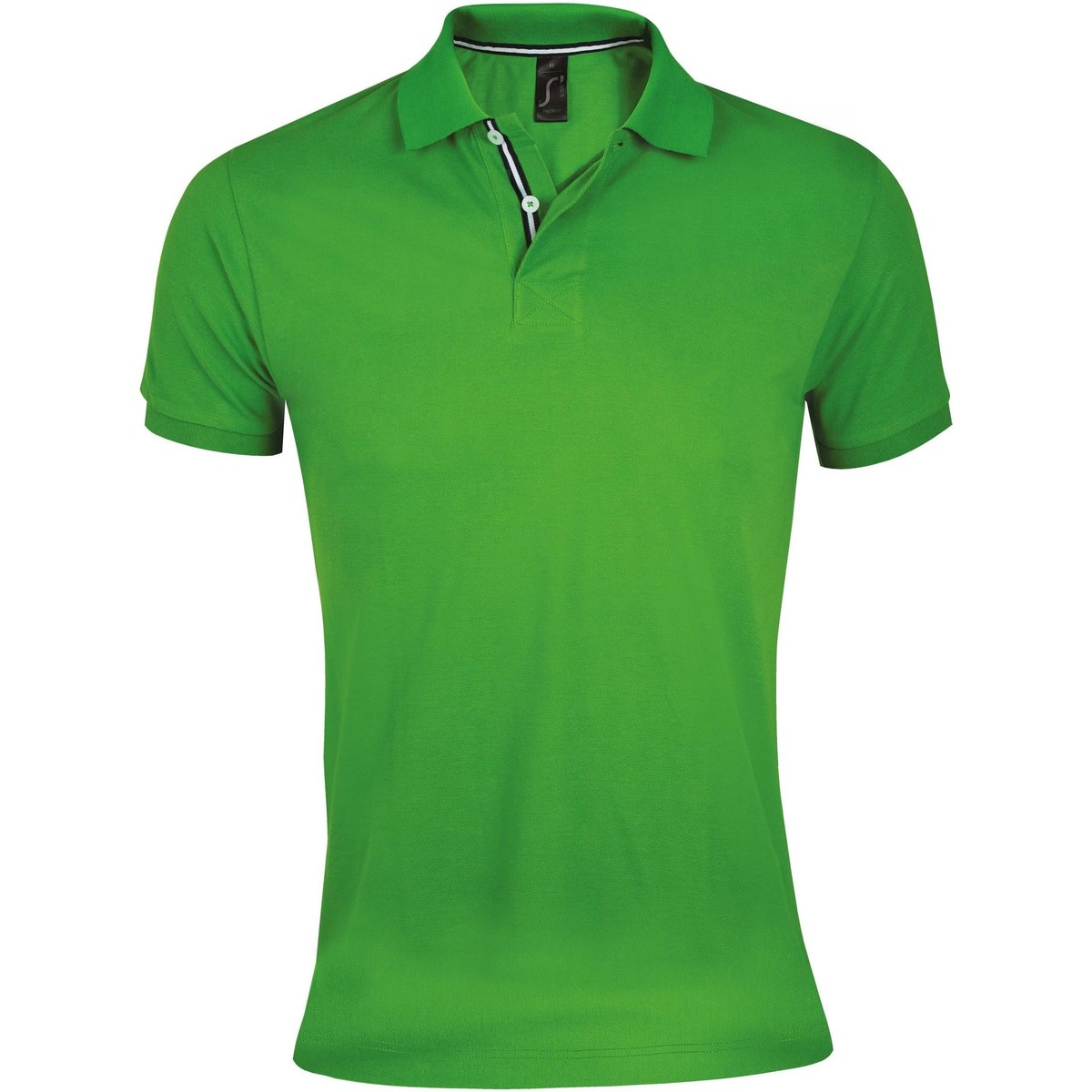 tekstylia Męskie Koszulki polo z krótkim rękawem Sols PATRIOT FASHION MEN Zielony