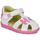 Buty Dziewczynka Sandały Agatha Ruiz de la Prada HAPPY Biały / Różowy