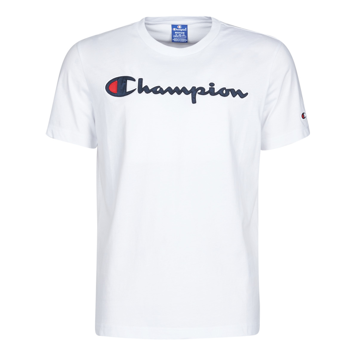 tekstylia Męskie T-shirty z krótkim rękawem Champion 214194 Biały
