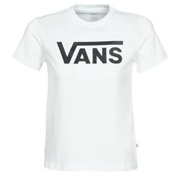 tekstylia Damskie T-shirty z krótkim rękawem Vans FLYING V CREW TEE Biały