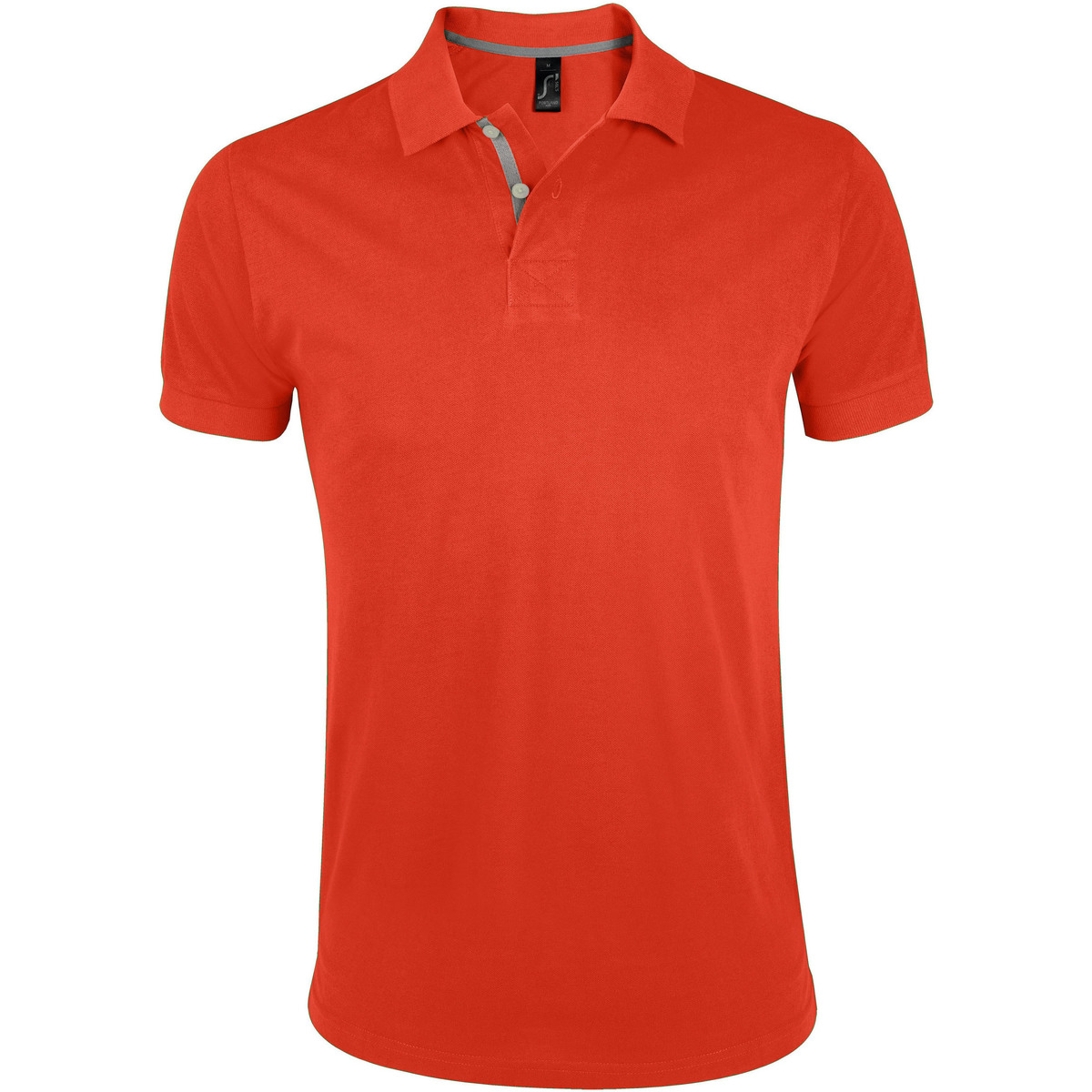 tekstylia Męskie Koszulki polo z krótkim rękawem Sols PORTLAND MODERN SPORT Pomarańczowy
