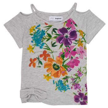 tekstylia Dziewczynka T-shirty z krótkim rękawem Desigual EDIMBURGO Wielokolorowy