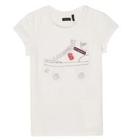 tekstylia Dziewczynka T-shirty z krótkim rękawem Ikks NADANA Biały