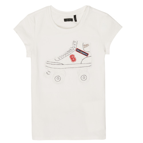 tekstylia Dziewczynka T-shirty z krótkim rękawem Ikks NADANA Biały