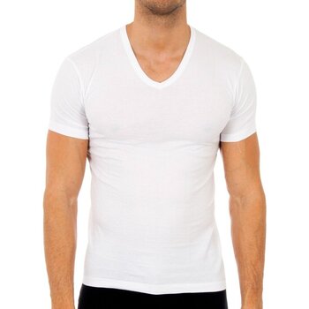 tekstylia Męskie T-shirty z krótkim rękawem Abanderado 0508-BLANCO Biały