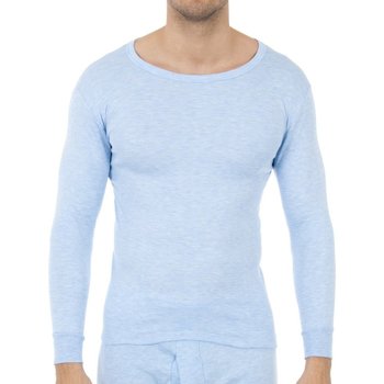 tekstylia Męskie T-shirty z długim rękawem Abanderado 0808-CELESTE Niebieski