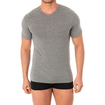 tekstylia Męskie T-shirty z krótkim rękawem Abanderado A040X-GRIS-VIGORE Szary