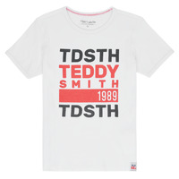 tekstylia Chłopiec T-shirty z krótkim rękawem Teddy Smith DUSTIN Biały