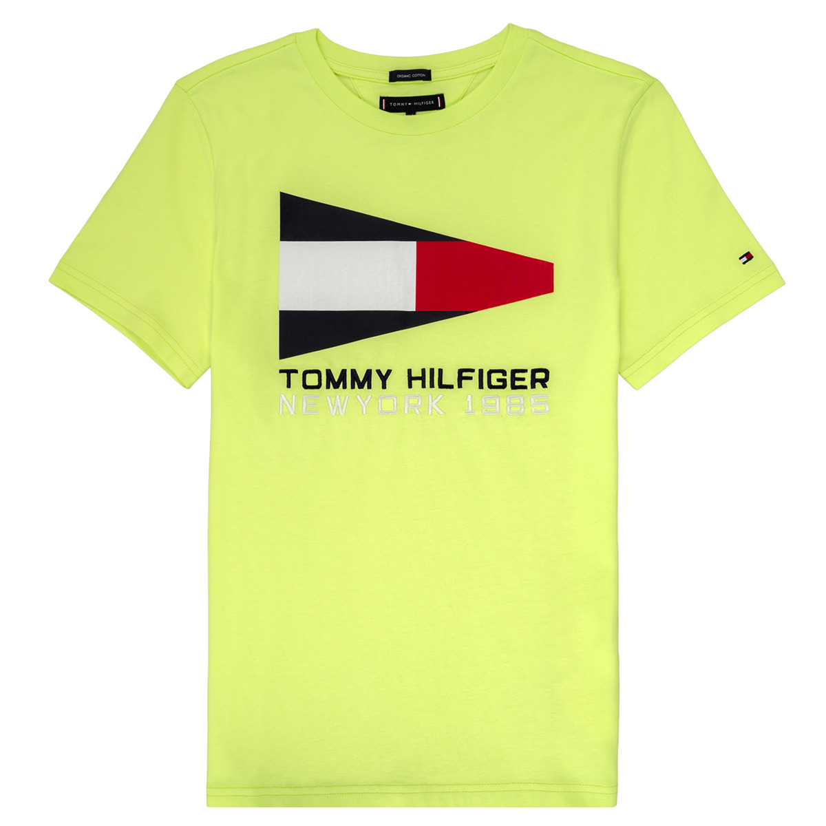 tekstylia Chłopiec T-shirty z krótkim rękawem Tommy Hilfiger KB0KB05628 Żółty
