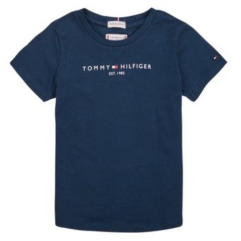 tekstylia Dziewczynka T-shirty z krótkim rękawem Tommy Hilfiger KG0KG05023 Marine