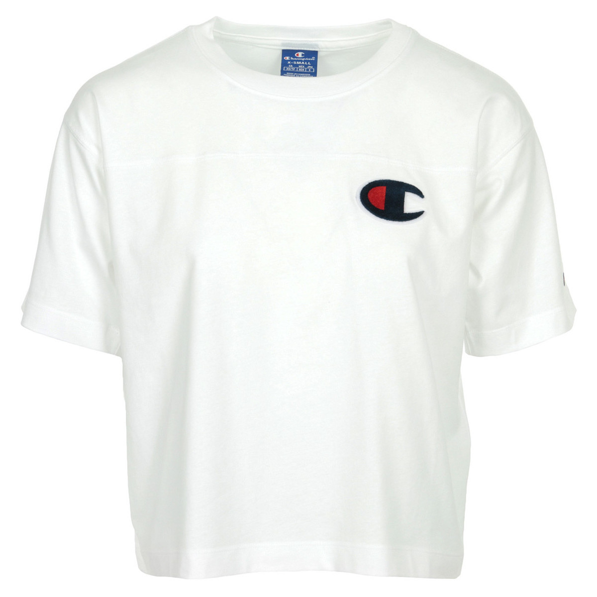 tekstylia Damskie T-shirty z krótkim rękawem Champion Crewneck T-Shirt Biały