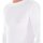 tekstylia Męskie T-shirty z długim rękawem Kisses&Love 1625-H-BLANCO Biały