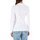 tekstylia Damskie T-shirty z długim rękawem Kisses&Love 1625-M-BLANCO Biały