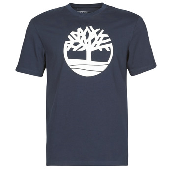tekstylia Męskie T-shirty z krótkim rękawem Timberland SS KENNEBEC RIVER BRAND TREE TEE Marine