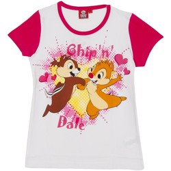 tekstylia Dziewczynka T-shirty z krótkim rękawem Disney WD26120-FUCSIA Różowy