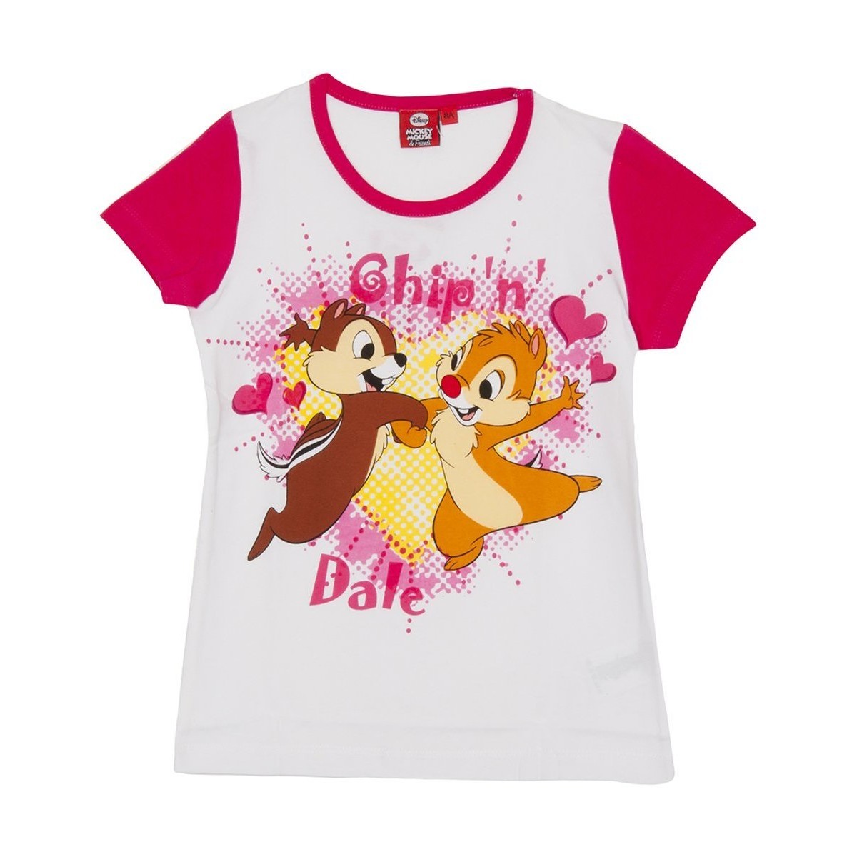 tekstylia Dziewczynka T-shirty z krótkim rękawem Disney WD26120-FUCSIA Różowy