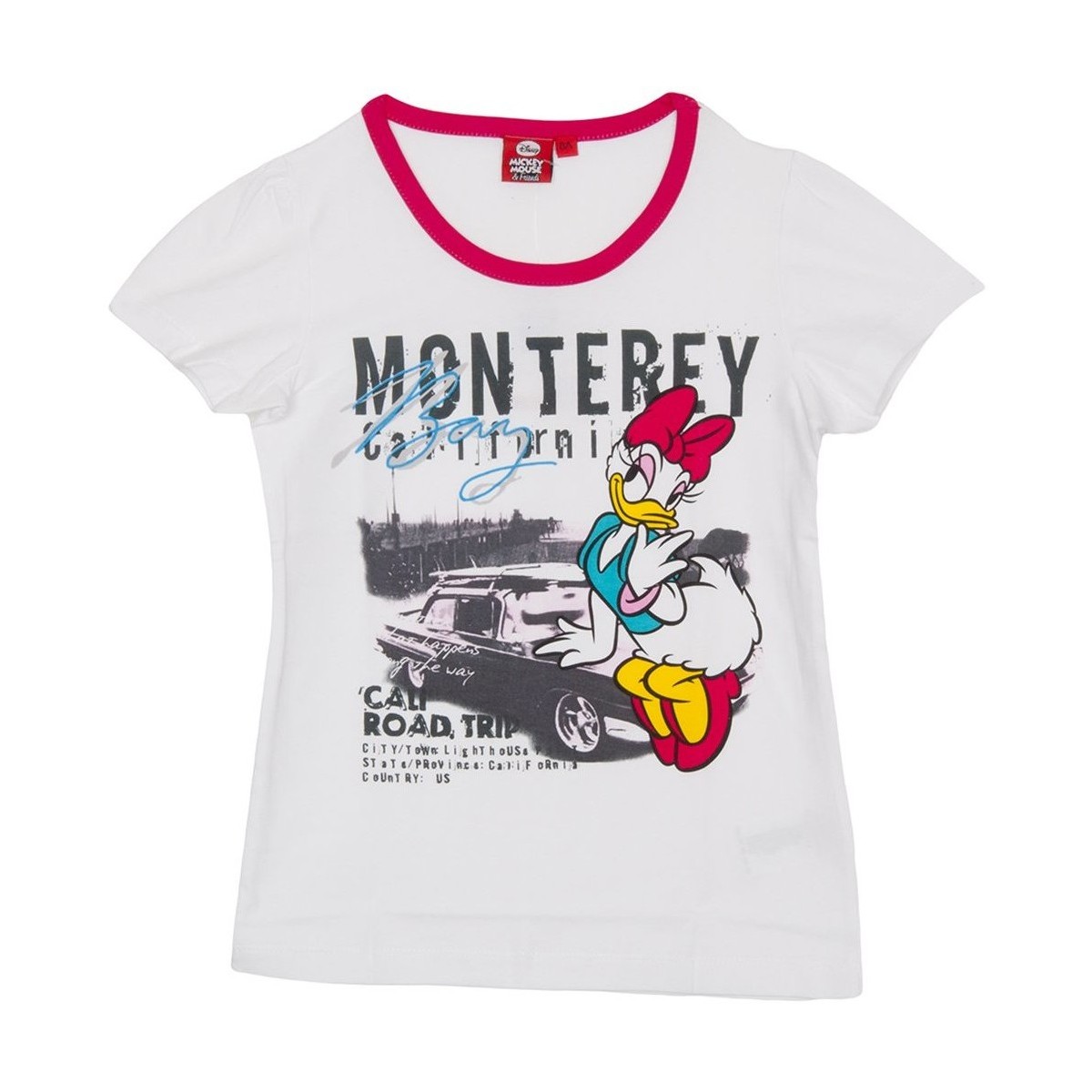 tekstylia Dziewczynka T-shirty z krótkim rękawem Disney WD26120-BLANCO Biały