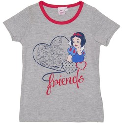 tekstylia Dziewczynka T-shirty z krótkim rękawem Disney WD26121-GRIS Szary