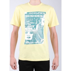tekstylia Męskie T-shirty z krótkim rękawem DC Shoes T-shirt DC SEDYZT03769-YZL0 żółty