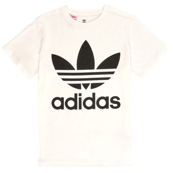 tekstylia Dziecko T-shirty z krótkim rękawem adidas Originals SARAH Biały