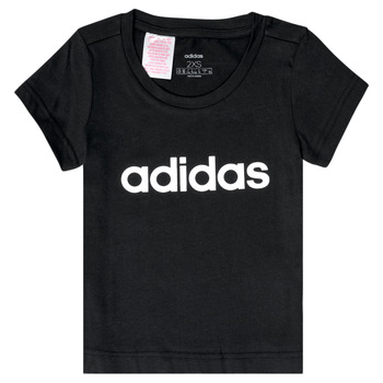 tekstylia Dziewczynka T-shirty z krótkim rękawem adidas Performance NATRAZ Czarny