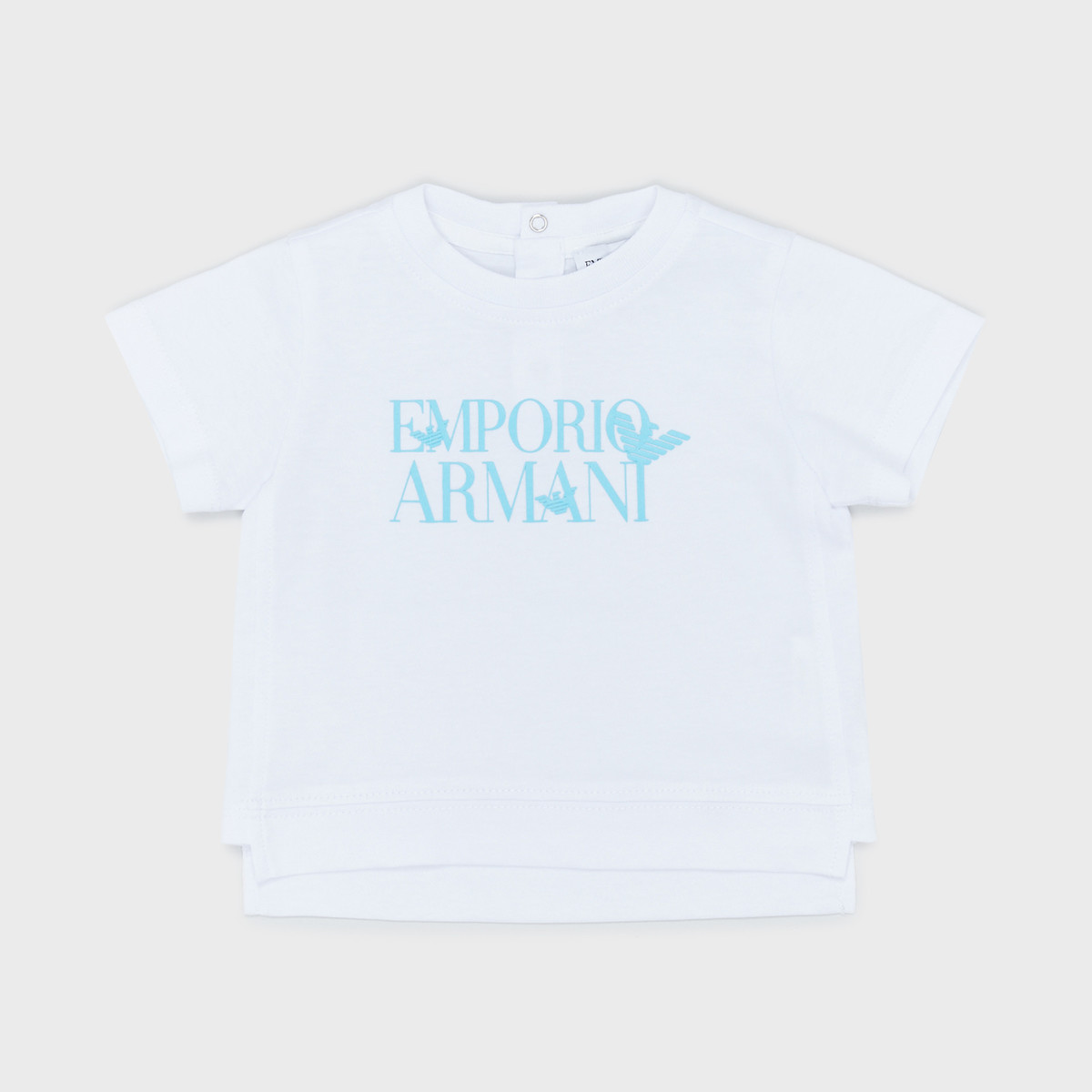 tekstylia Chłopiec T-shirty z krótkim rękawem Emporio Armani Arthus Biały