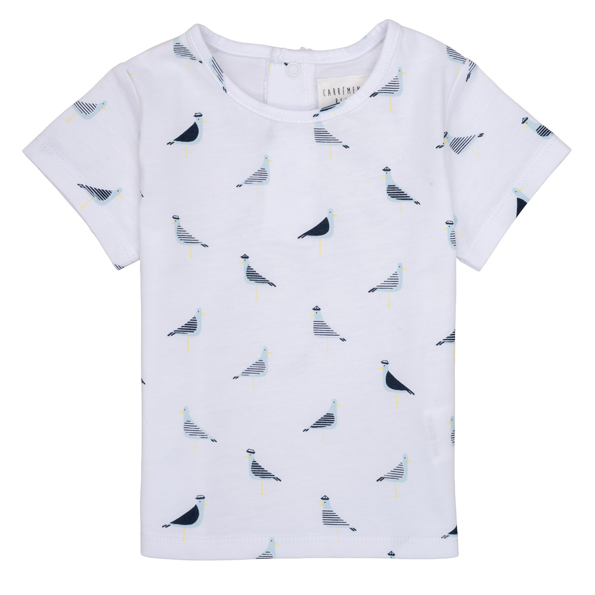 tekstylia Chłopiec T-shirty z krótkim rękawem Carrément Beau THIERRY Biały