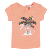 tekstylia Dziewczynka T-shirty z krótkim rękawem 3 Pommes EMMA Pomarańczowy