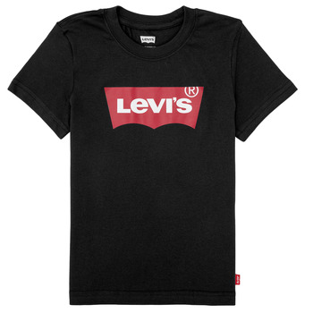 tekstylia Chłopiec T-shirty z krótkim rękawem Levi's BATWING TEE Czarny