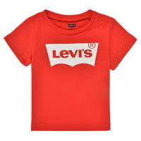 tekstylia Chłopiec T-shirty z krótkim rękawem Levi's BATWING TEE Czerwony