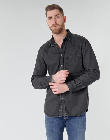 tekstylia Męskie Koszule z długim rękawem Diesel D-BER-P Czarny
