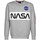 tekstylia Męskie Bluzy Alpha NASA Inlay Sweater Szary