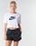 tekstylia Damskie T-shirty z krótkim rękawem Nike W NSW TEE ESSNTL CRP ICN FTR Biały / Czarny