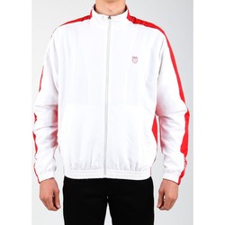 tekstylia Męskie Bluzy dresowe K-Swiss Kurtka lifestylowa  Accomplish Jacket 100250-119 biały, czerwony
