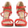 Buty Damskie Sandały Made In Italia - iride Czerwony