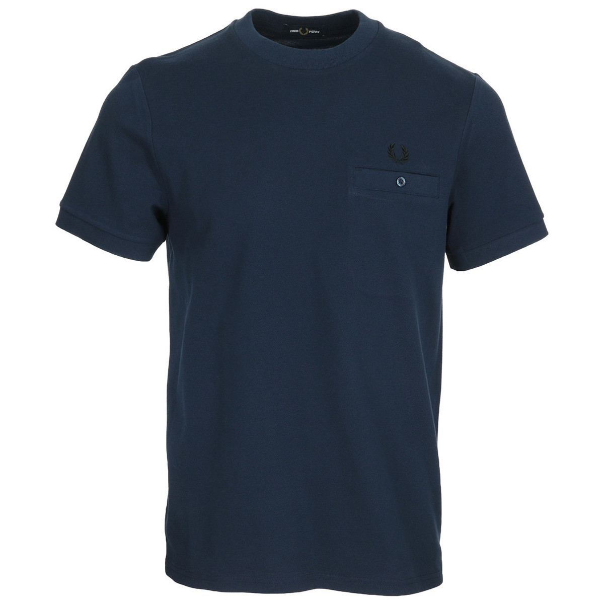 tekstylia Męskie T-shirty z krótkim rękawem Fred Perry Pocket Detail Pique Shirt Niebieski