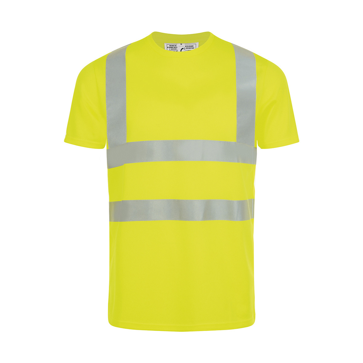 tekstylia Męskie T-shirty z krótkim rękawem Sols MERCURE PRO VISIBLITY WORK Żółty