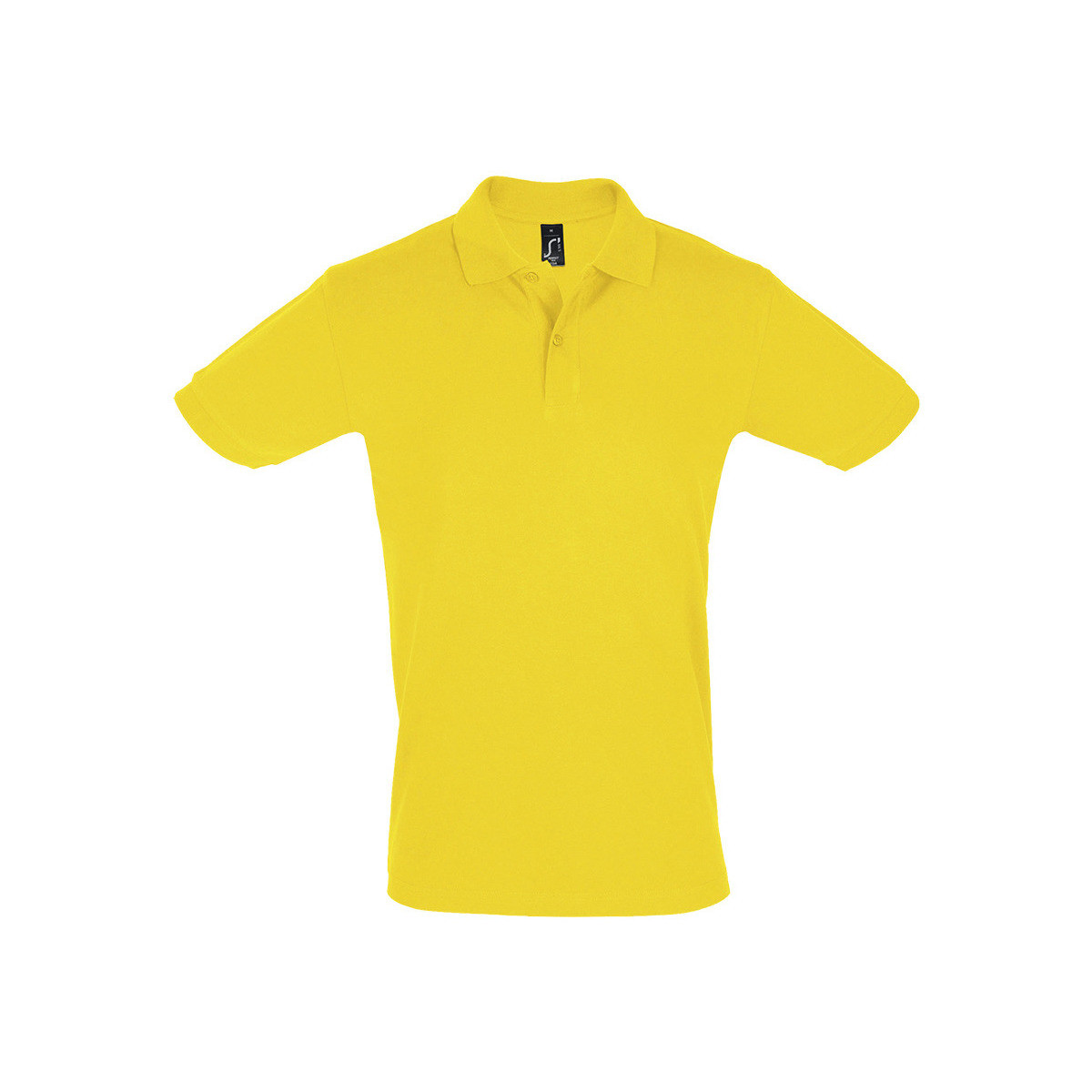 tekstylia Męskie Koszulki polo z krótkim rękawem Sols PERFECT COLORS MEN Żółty