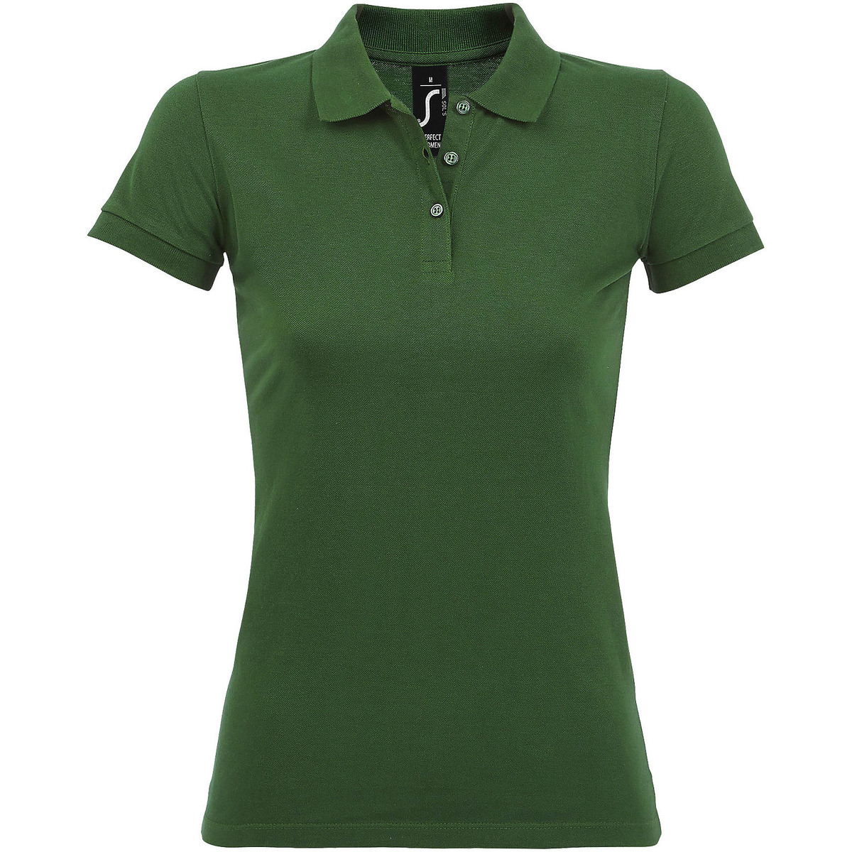 tekstylia Damskie Koszulki polo z krótkim rękawem Sols PERFECT COLORS WOMEN Zielony