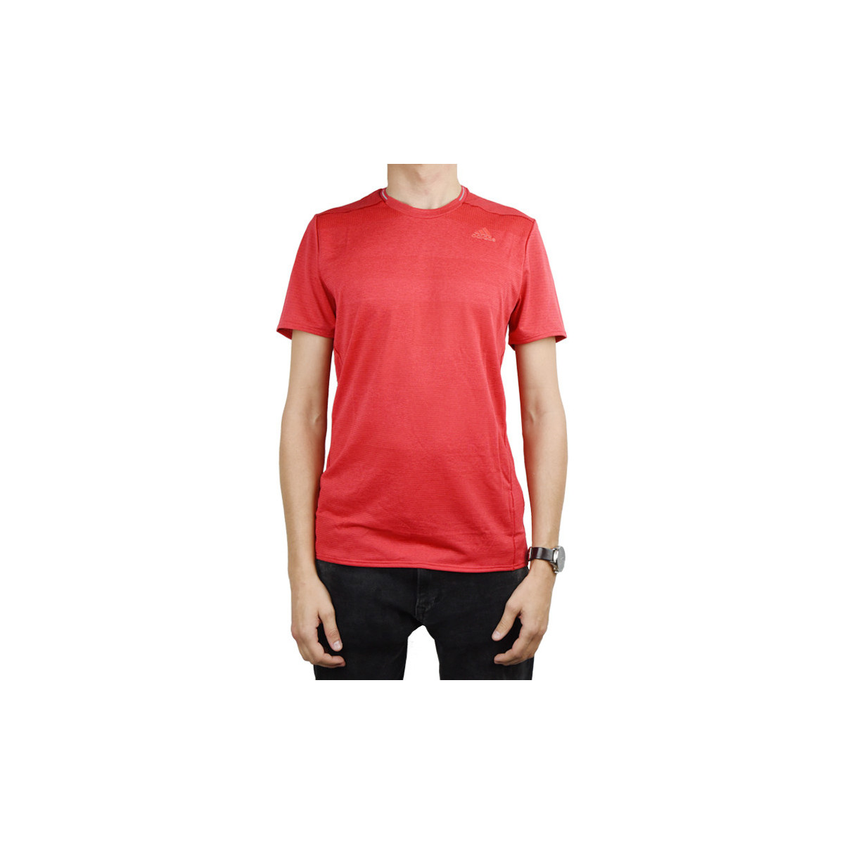 tekstylia Męskie T-shirty z krótkim rękawem adidas Originals Adidas Supernova Short Sleeve Tee M Czerwony