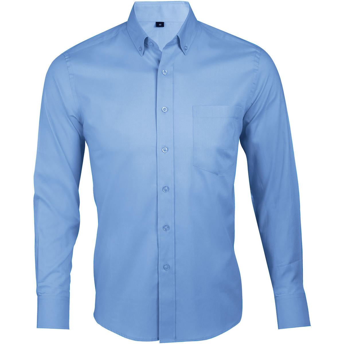 tekstylia Męskie Koszule z długim rękawem Sols BUSINESS MEN Niebieski