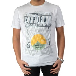 tekstylia Męskie T-shirty z krótkim rękawem Kaporal 144934 Biały