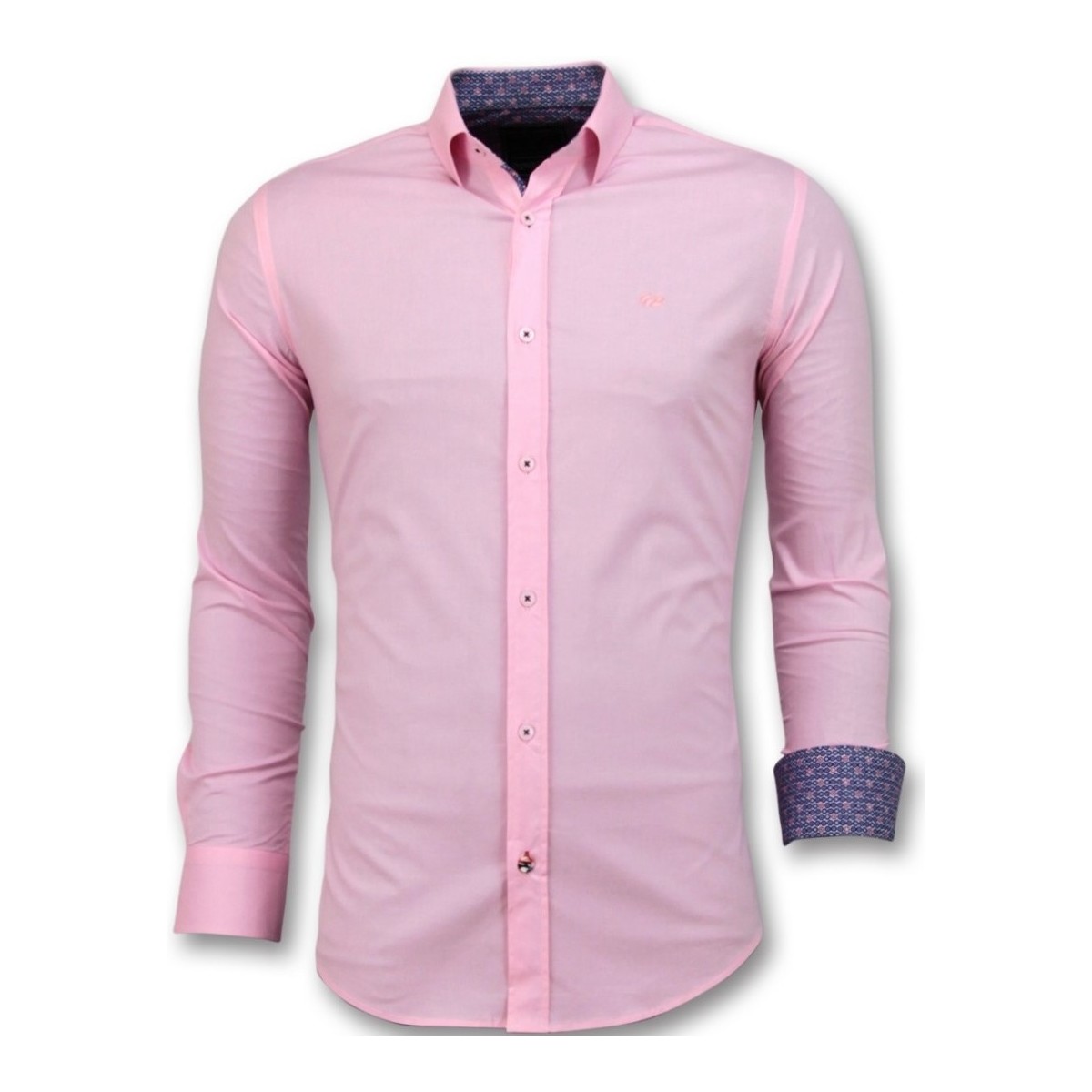 tekstylia Męskie Koszule z długim rękawem Tony Backer 102420126 Różowy