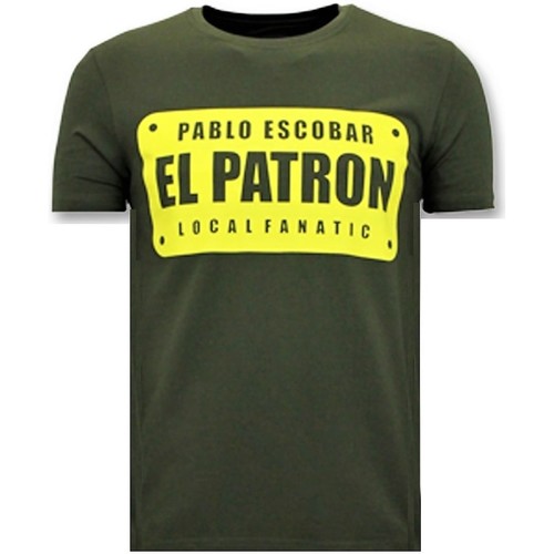 tekstylia Męskie T-shirty z krótkim rękawem Local Fanatic 106305652 Zielony