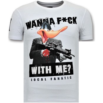 tekstylia Męskie T-shirty z krótkim rękawem Local Fanatic 106309532 Biały