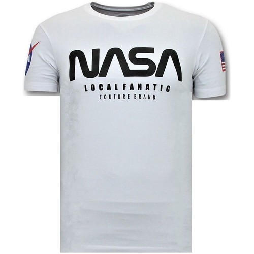 tekstylia Męskie T-shirty z krótkim rękawem Local Fanatic 106306682 Biały