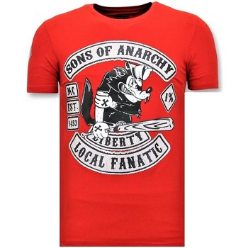 tekstylia Męskie T-shirty z krótkim rękawem Local Fanatic 106310210 Czerwony